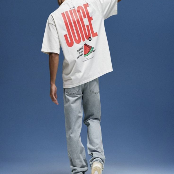 THEFIIFTEEN Juice Graphic Oversized T-Shirt